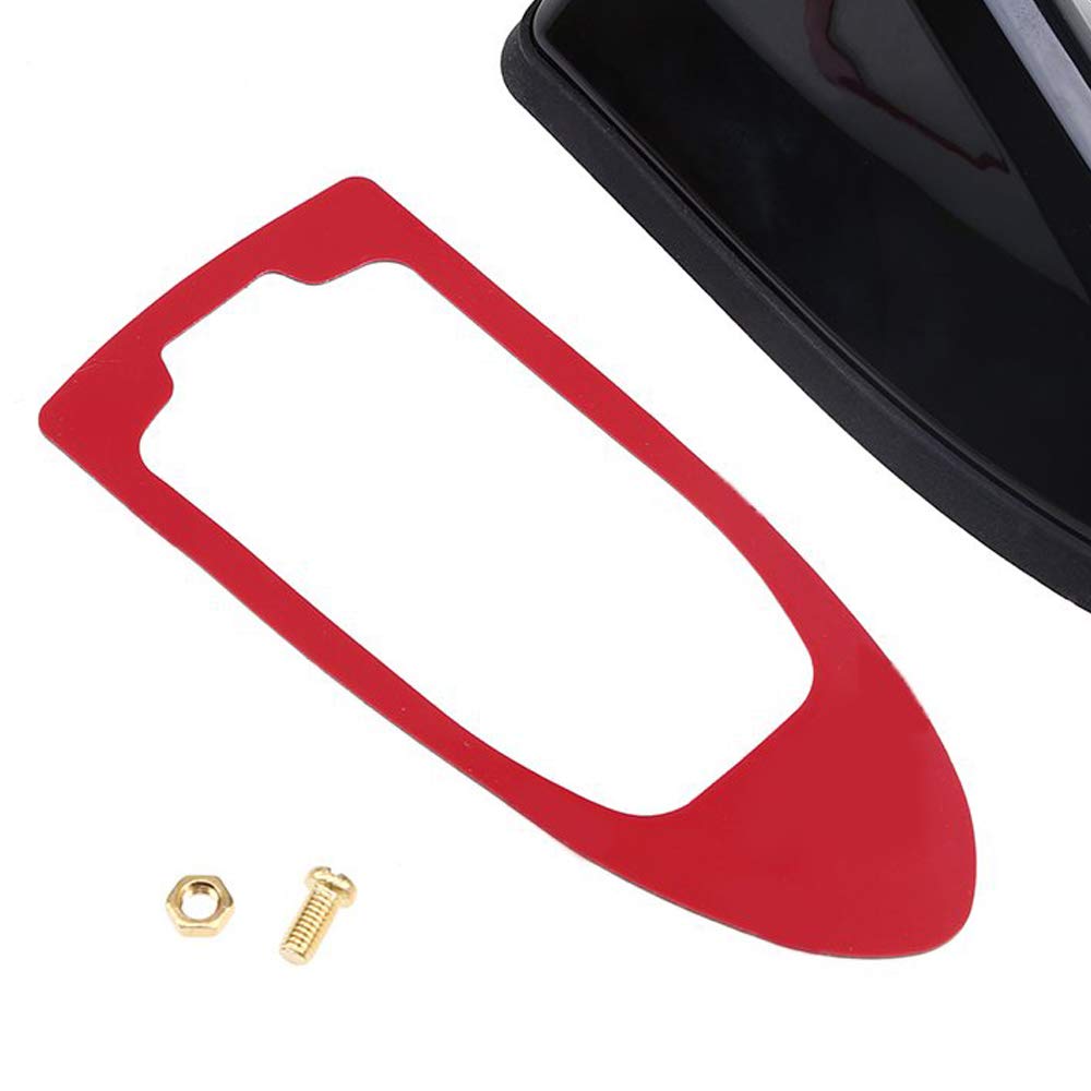 Japan Carnival Easy Install Shark Fin Antenna Dummy Antenna Dress Up Car Roof Waterproof Sensitivity Maintain Stylish Design (Black)