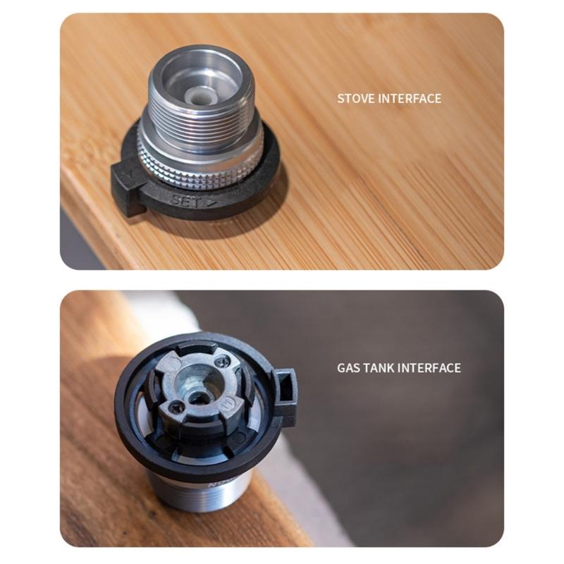 Universals Gas Cylinders Adapter Outdoor Stove Heater Fuels Converter Connectors for Outdoor Amateurs