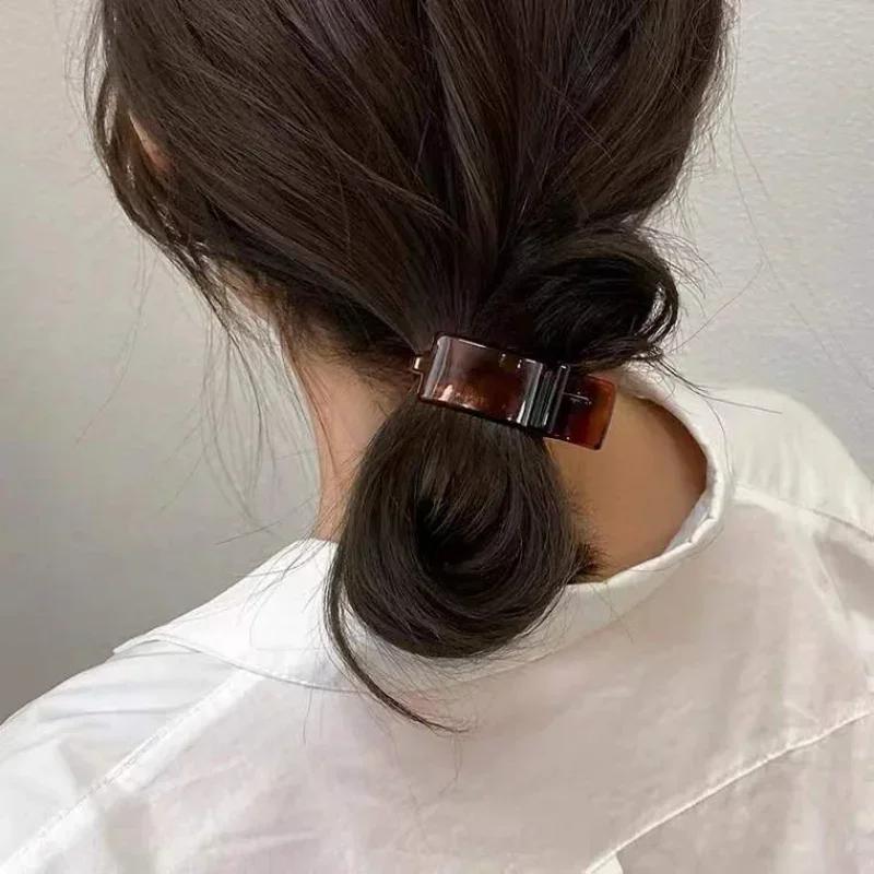 Cute Kawai Vintage Hair Claw Ponytail Binding Head Plate Bath for Women Popular Style  1pc
