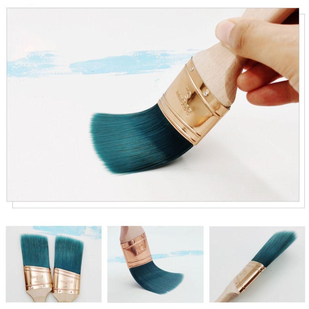 Fewer Brush Marks Soft Bristle Brush 2 Inch Wall Brushing Tools Firm Paint Brush  Painting