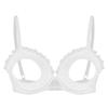 Damen Spitze BH Cutout Gepolstert Bügel Verstellbare Träger Ausgeschnittenes Design Brassiere Unterwäsche