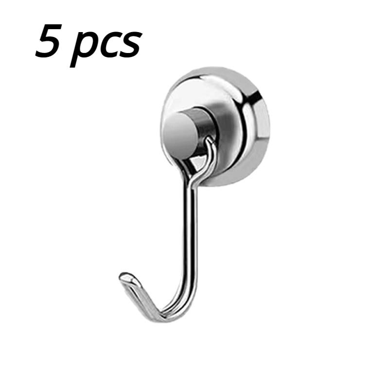 10pcs Magnetic Hooks For Hanging, Max Pulling Force 8KG Strong Magnetic Hooks For Kitchen, Camping, Doors, Lockers