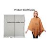 Button Closure Breastfeeding Poncho Breathable Baby Care Scarf Jeans Pants Decor Nursing Cover