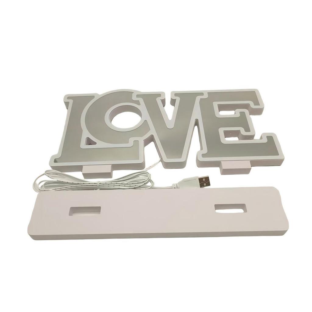 LOVE Valentine's Day LED Festive Atmosphere Light, Creative Gift Home Decor Light