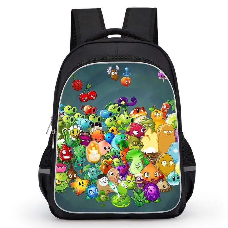 Plants Vs. Zombies Plants Vs. Zombies Anime Backpack Student Bag