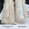 Women's Clip-On Faux Fox Fur Collar Scarf - Stylish and Warm Winter Neck Warmer