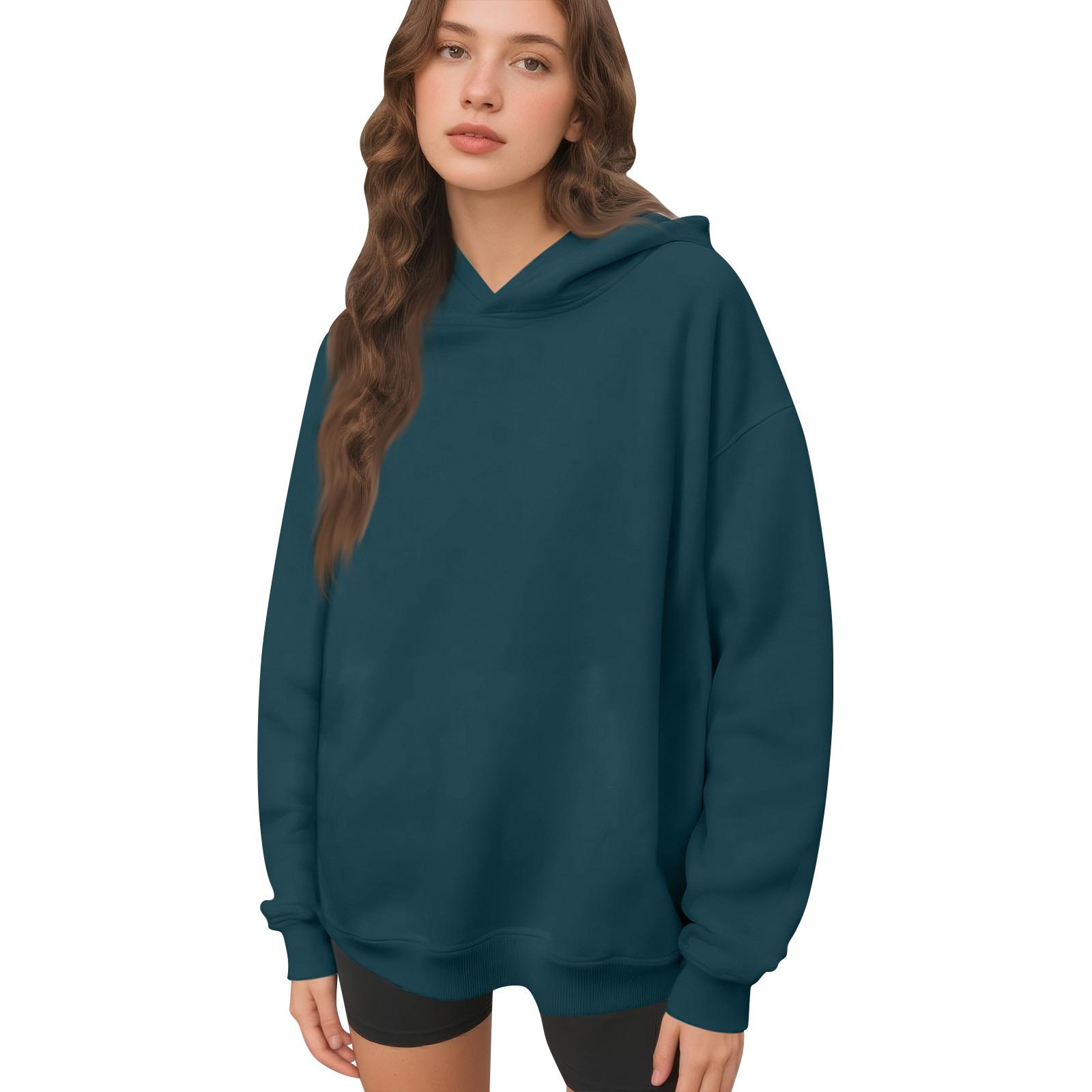 

Женские толстовки с капюшоном, повседневные удобные топы, осенние модные наряды XXXL