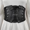 Delicate Stretch Waist Belt Women Elastic Corset Stretch Rope Belt Wide Corset for Banquet Shirt Blouses Coat Decor