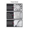 3/4/5 inch Exhaust Fan Home Silent Inline Pipe Duct Fan Bathroom Extractor Ventilation Kitchen Toilet Wall Air Ventilator 110V