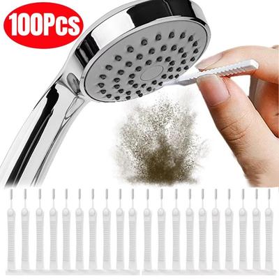 10-100PCS Shower Cleaning Brush Bathroom Micro Nylon Brush Nozzle Anti-blocking Cleaning Tools Bathroom Accessories