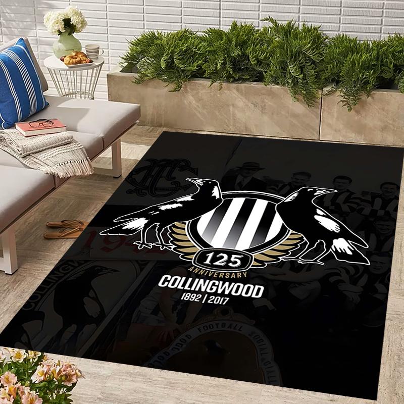 1pc Football Team Design Area Rug - Non-Slip, Soft & Cozy Floor Mat for Living Room, Bedroom, Office - Indoor/Outdoor Decorative Carpet