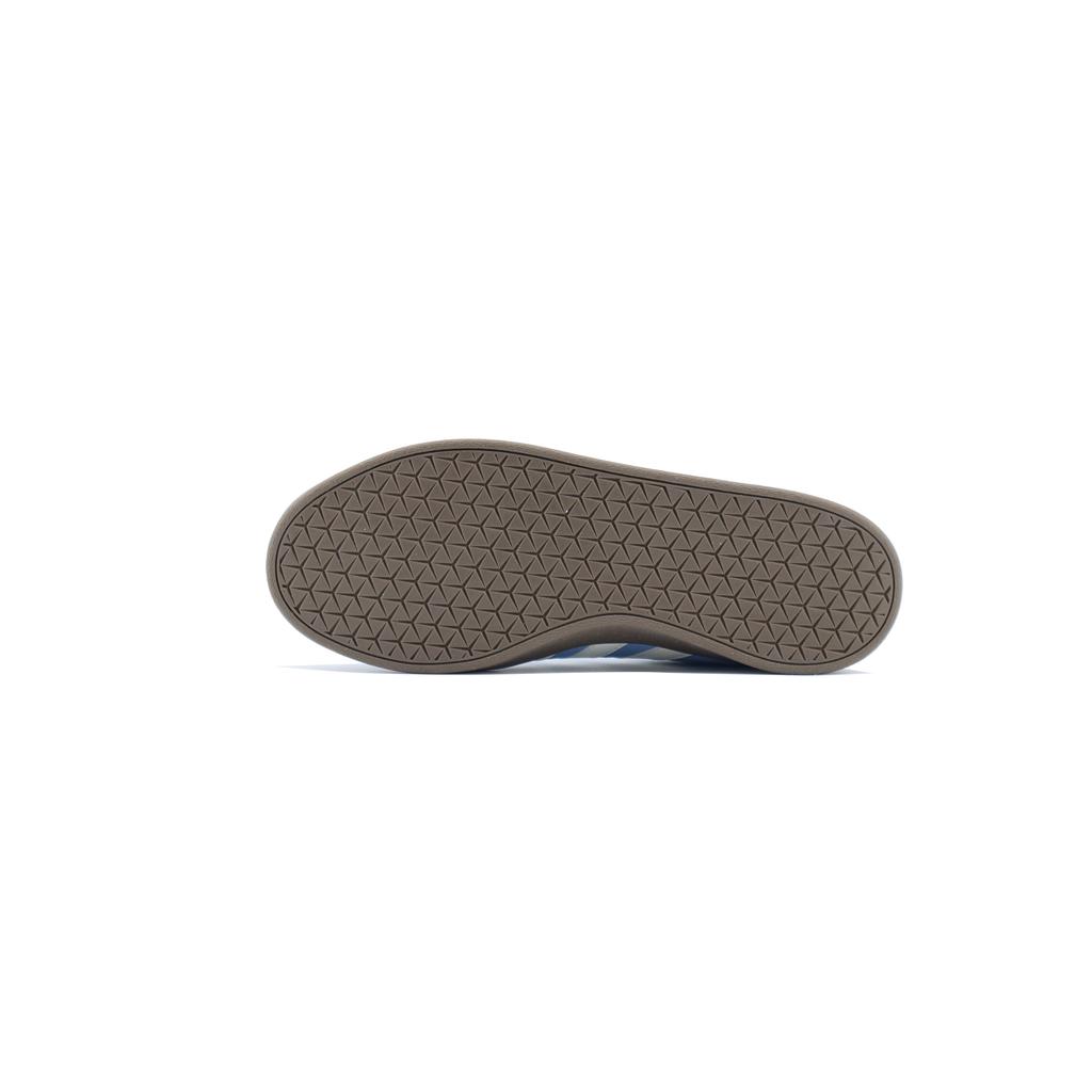 Adidas VL COURT 2.0 Cat Paw Slip Resistant Abrasion Resistant Low top Skateboard Shoes Unisex Blue White JS4594(Team1253-)