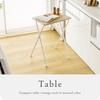 Takeda Corporation Vintage 48 X 40 X Compact Table [Side Table/Desk/Folding Table] Natural, 70cm, Vintage-Style T8-VCTH70NA