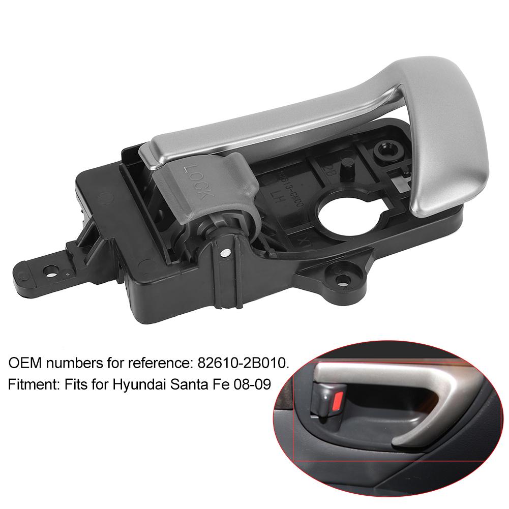 İç Kapı Kolu Ön Sol 826102B010 Yedek Parça Hyundai Santa Fe 0809 için Uygun