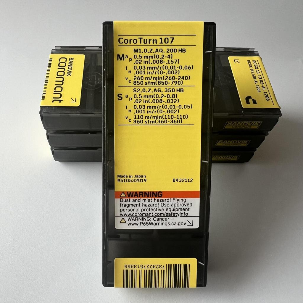 SANDVIK / DCGX11T302-AL 1205 / Original Swedish hard alloy blade 10 Pcs