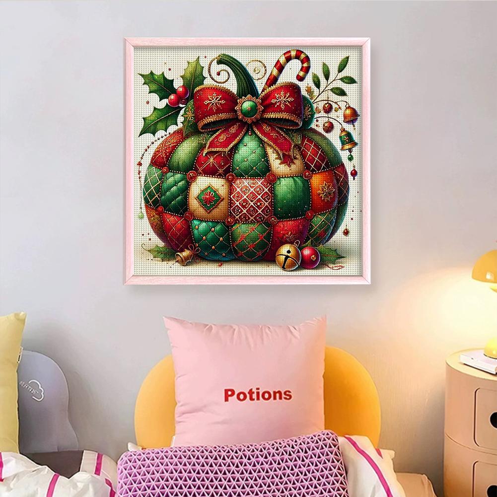 Full Embroidery cotton Thread 14CT Counted Pumpkin Cross Stitch Kit Decor