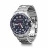 VICTORINOX FIELDFORCE CHRONO Wristwatch, Stainless Steel Case (316L), Blue Dial, Stainless Steel Bracelet, Gift Item 241857