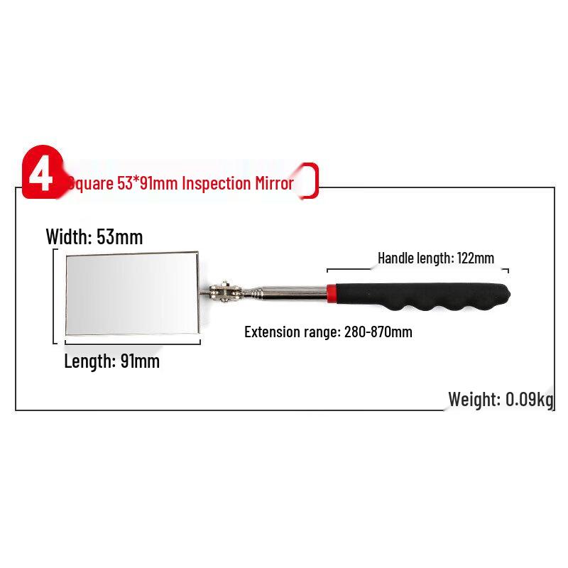 Telescopic Universal Inspection Mirror