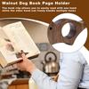 Thumb Page Holder  Wooden Animal Design Book Finger Clip, Hands-Free Bookmark Helper for Reading, Book Lovers & Students