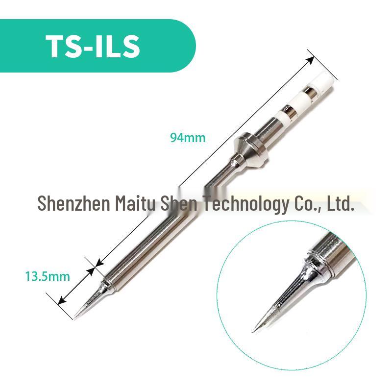TS100 Eco-Friendly Lead-Free Soldering Iron Tips - Universal Pointed, Knife, and Bevel Shapes