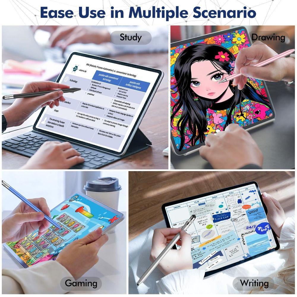 3-in-1 Stylus Pen High Sensitivity Capacitive Touch Pencil Professional Touch Screen Pen
