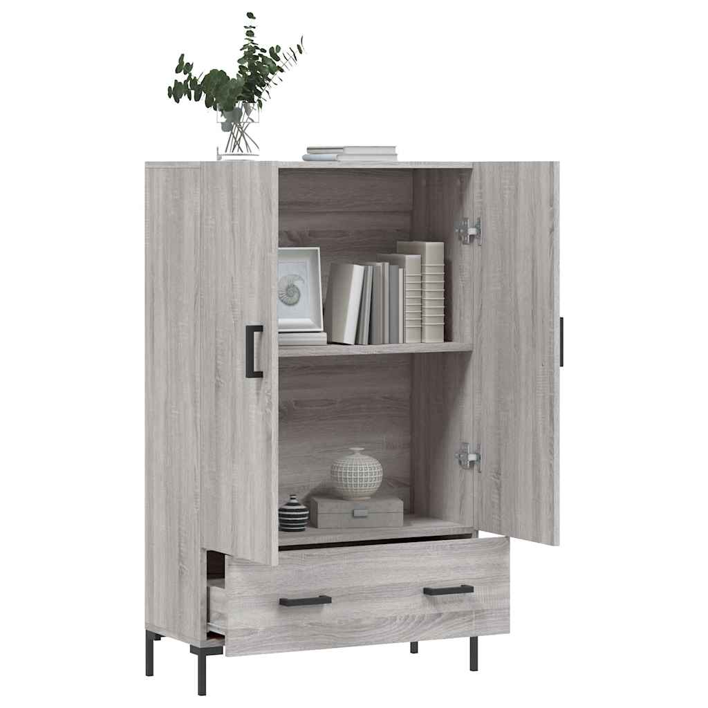 Highboard Grey Sonoma 69.5 x 31 x 115 cm Particleboard