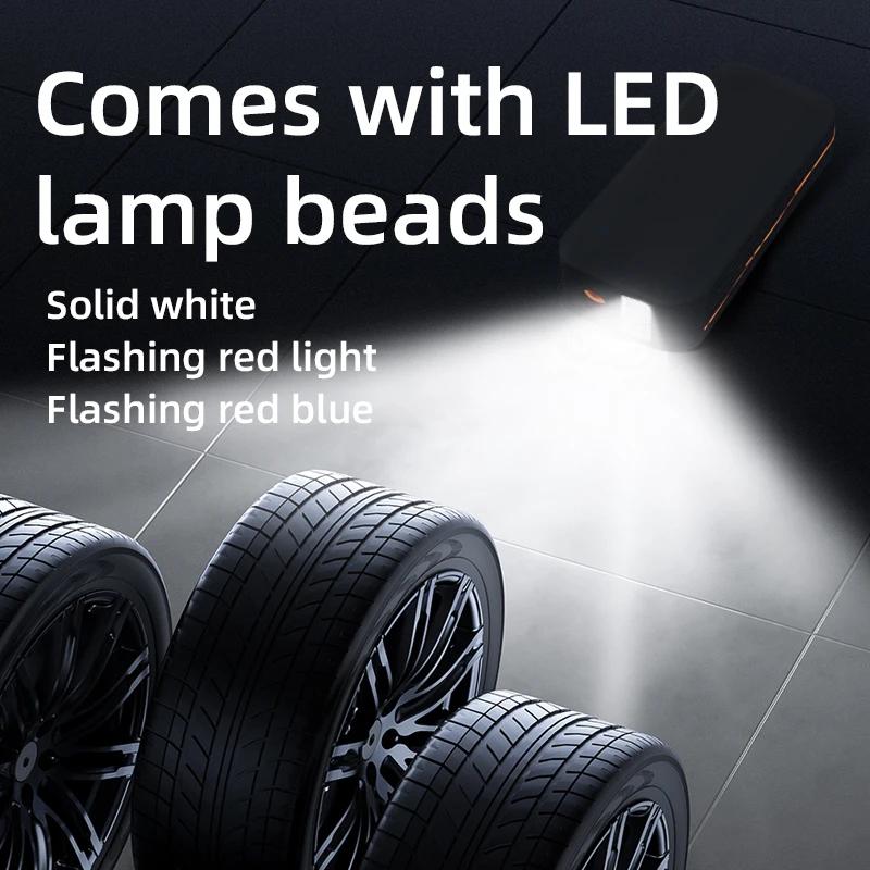 Electric Portable Compressor Tire Inflator Rechargeable Lighting Auto Off For Car Motorcycle Air Pump  Bicycle Ball Air Mattress