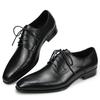 Fashion Wedding Business Men's Dress Shoe Luxury Black Customized Formal Suits Footwear Breathable Lace Up Man's Leather Shoe High Grade