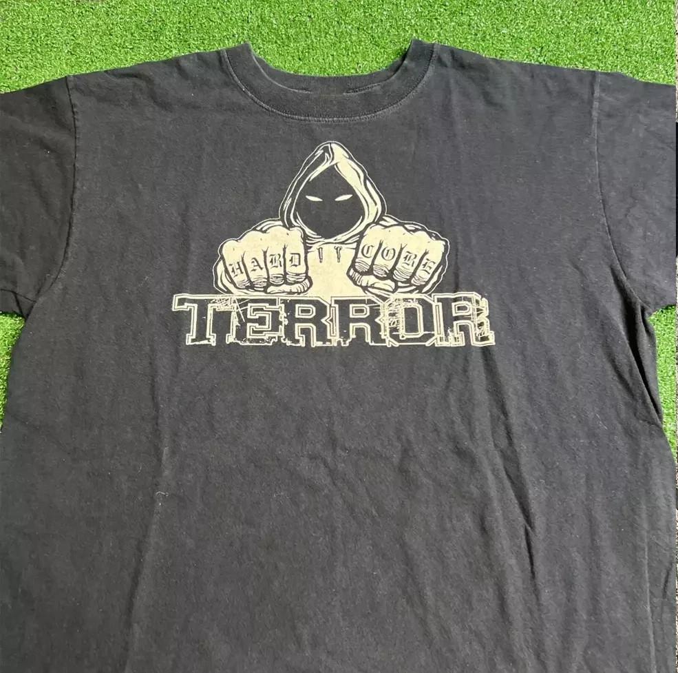 

Terror Band Gift For Fan Black Cotton T Shirt Full Size S5XL Unisex T-Shirt XXXL
