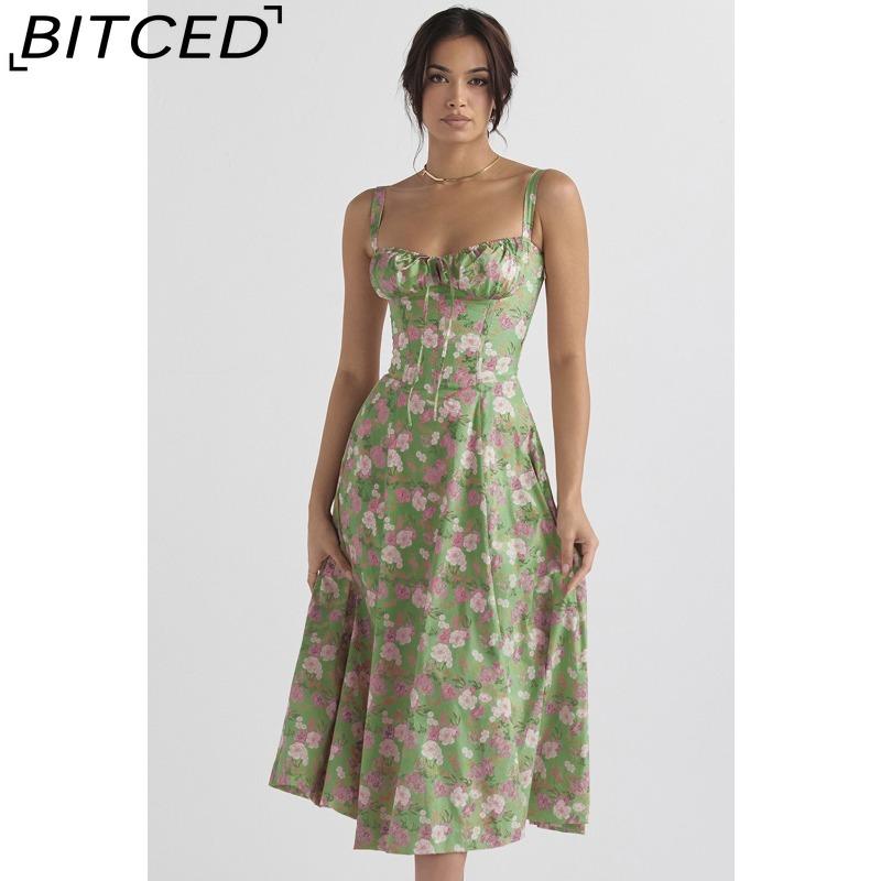 BITCED Summer-inspired Chic and Sophisticated Strapless Dress for Women