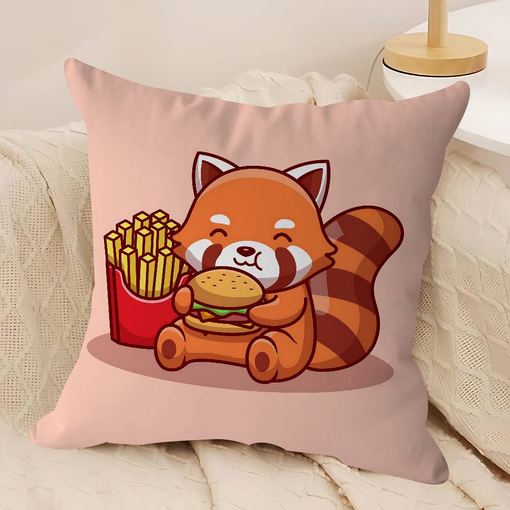 Kreskówkowe Urocze Zwierzątka Poszewka na Poduszkę 30x50 Poliester Poduszki Sofowe Dekoracyjne Poduszki Dekoracja Domu Poszewka