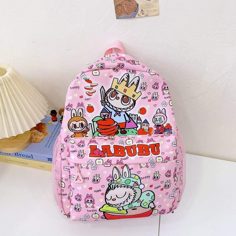 Labubu Cute Cartoon Children's Backpack Adorable Lightweight School Bag For Kids