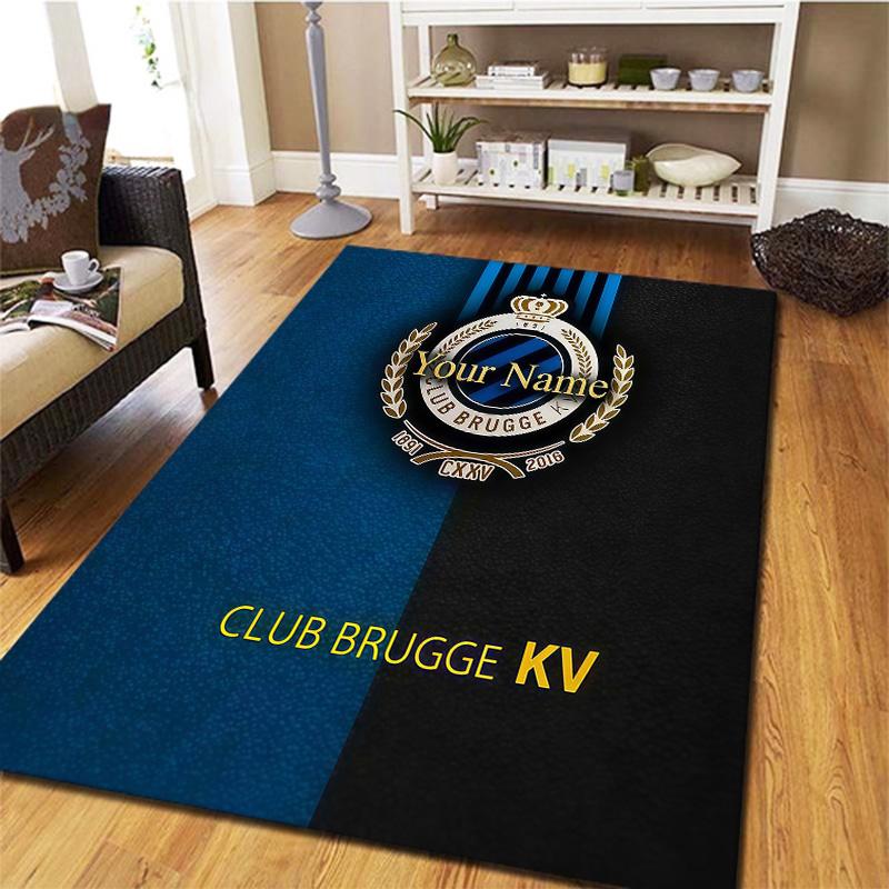 Club Brugge Kv Custom Name Carpet Rug For Living Room Bedroom Home Sofa Decoration Kids Play Nonslip Floor Mat