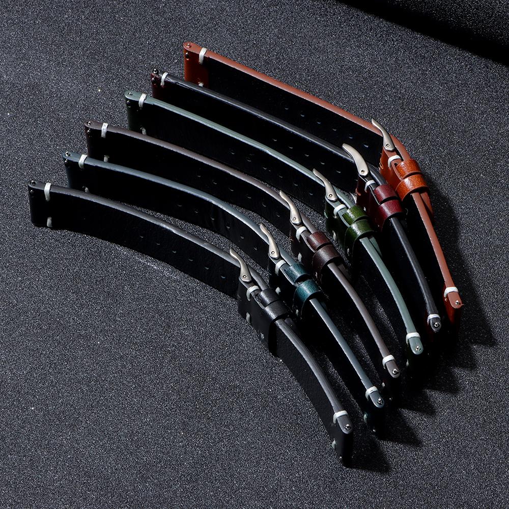 Watchbands Genuine Calfskin Quick Release Watch Band 18mm 20mm 22mm Smartwatch Strap Watches for Casio for Omega Accessories