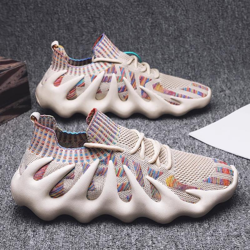 Mesh Octopus Fitness Shock-absorbing Coconut Shoes Women's Casual Sports Shoes Versatile Mesh Shoes Summer Breathable Soft-soled Men's Shoes