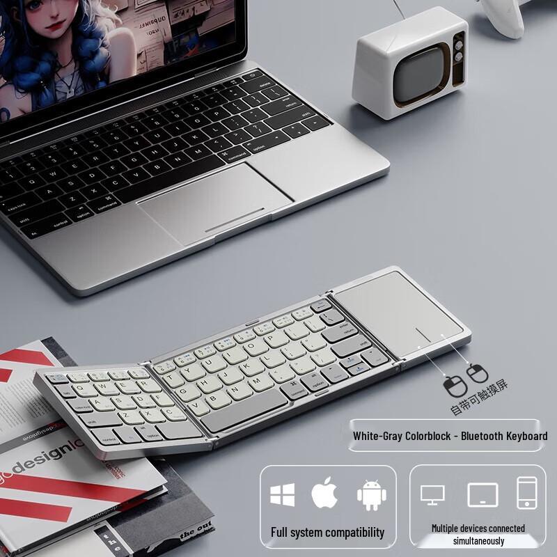 

EWEADN B089T Wireless Folding Keyboard with Touchpad
