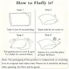 1PCS Soft Massage Neck Pillow for Sleeping, Adjustable Ergonomic Contour Support Pillow, High Quality Pillow Core, Removable Cover