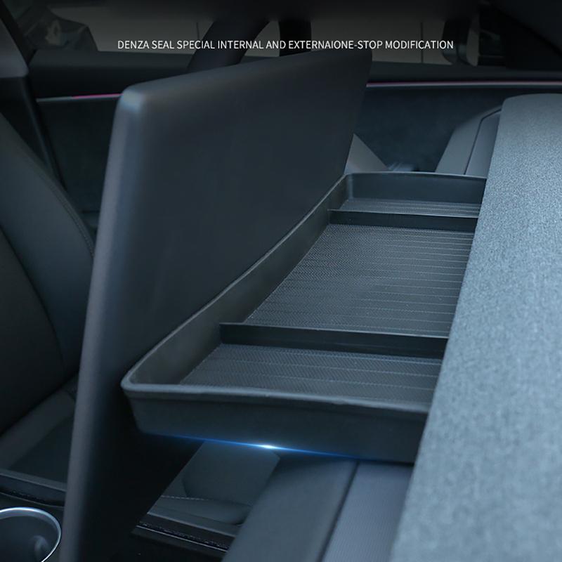 For Tesla New Model Y Juniper 2025 Launch Model 3 Highland 2024 Rear Screen Storage box Dashboard Tissue Box Tray ECT Panel