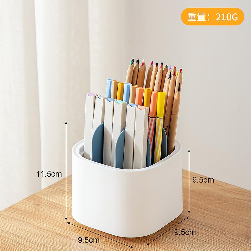 Stolní organizér Průhledný otočný držák pera Organizér police na psací potřeby Zásobník na psací potřeby Držák na pera