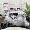 Luxuriöses Wolf Serie 3D Digitaldruck Bettwäsche-Set Enthält 3 Teile Für Tagesdecke 4 Teile Für Bettwäsche-Set