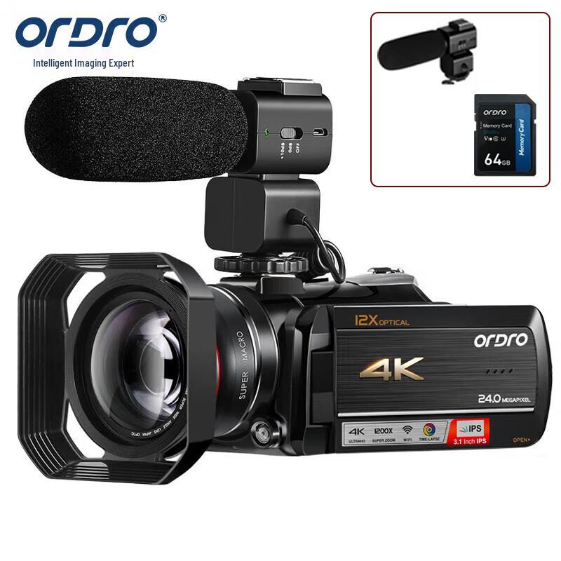 

ORDRO AC5plus 4K Optical Zoom Camcorder (CN version)