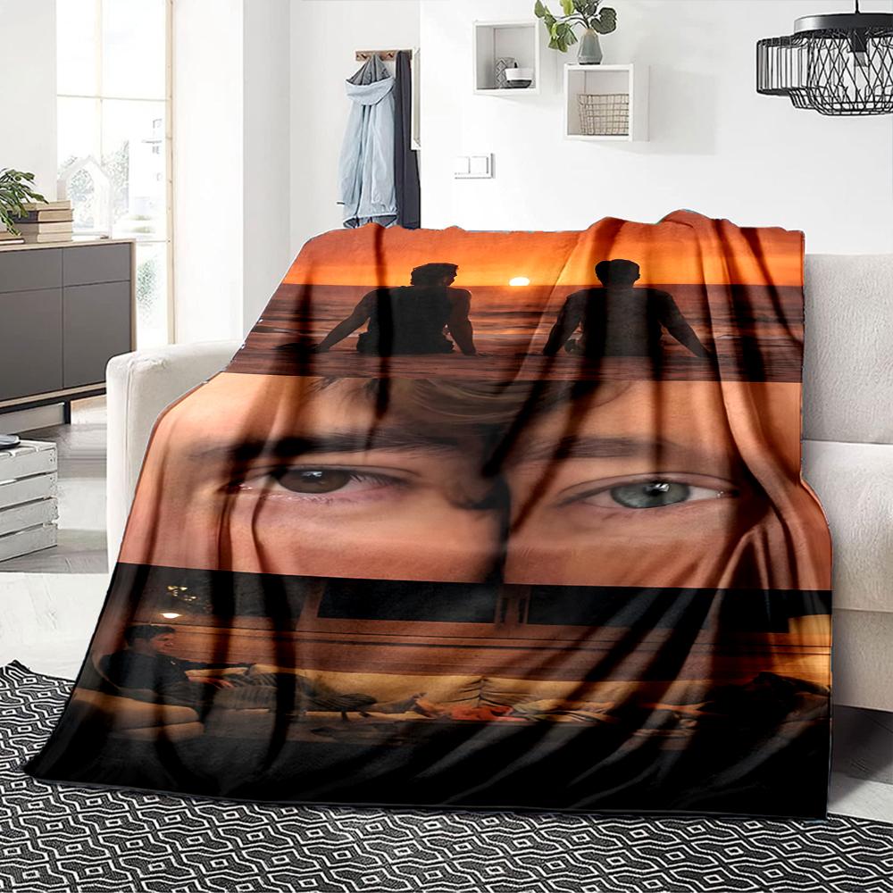 Sunset Reflections Eyes Home Blanket Soft Throw Blanket For Home Bedroom Bed Sofa Travel Office Solid Christmas Blanket