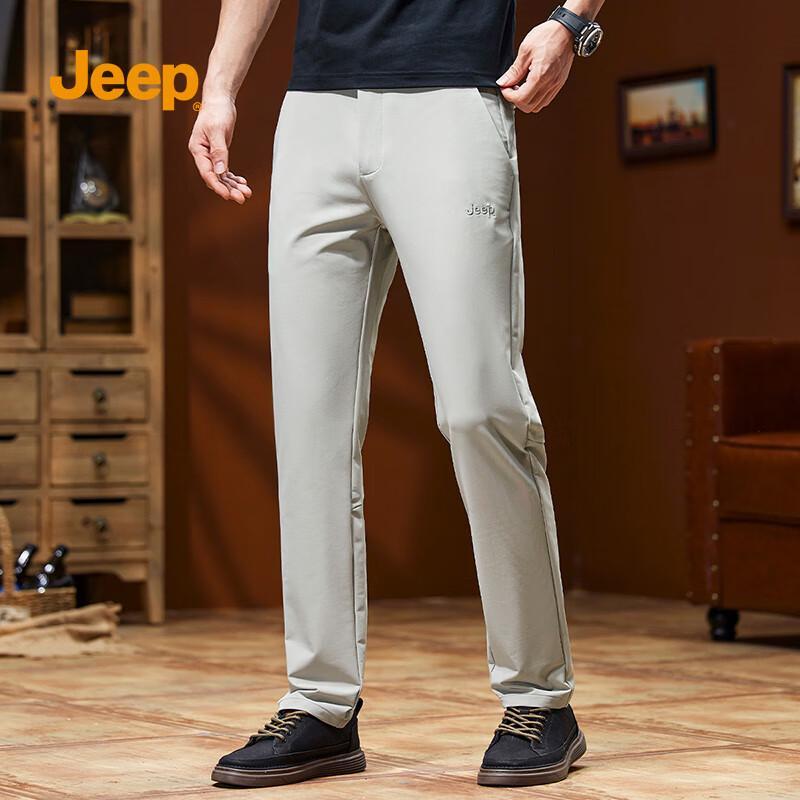 JEEP Men's Casual Straight-Leg Pants
