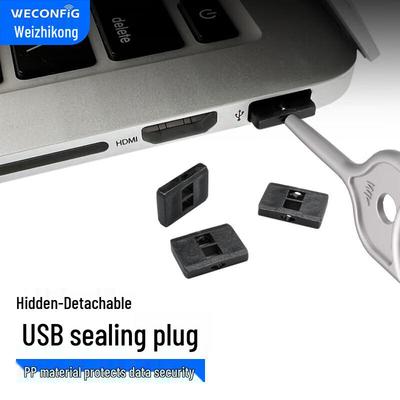 Sada zámků a protiprachových zátkov pro USB porty