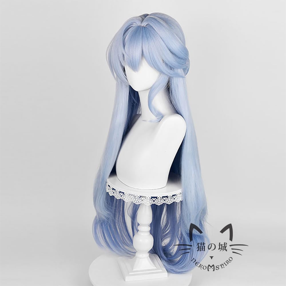 Collapse Star Rail Robin Cosplay Anime Costume Perfect for Parties and Includes Wig Net Cat's Castle Wig, Heat-Resistant, Accessory, Events,