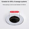 Washbasin Ceramics Top Sink Drain Spring Core Kitchen Filter Bathroom Anti-Odor Pressure Pop-Up Universal Floor Drain Hole Plug
