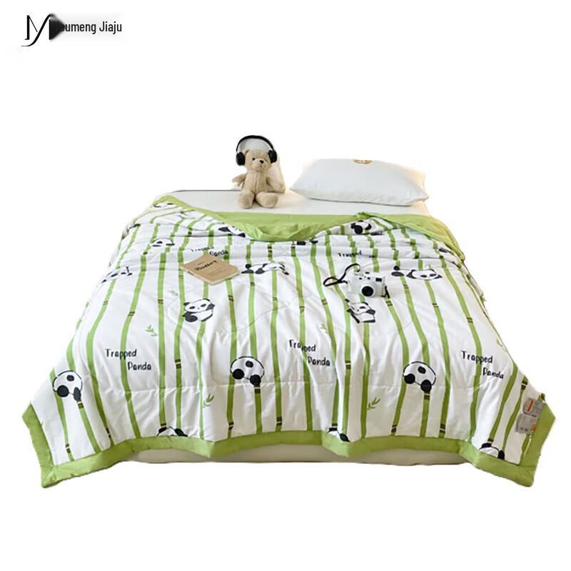 

Panda Paradise All-Cotton Antibacterial Summer Quilt