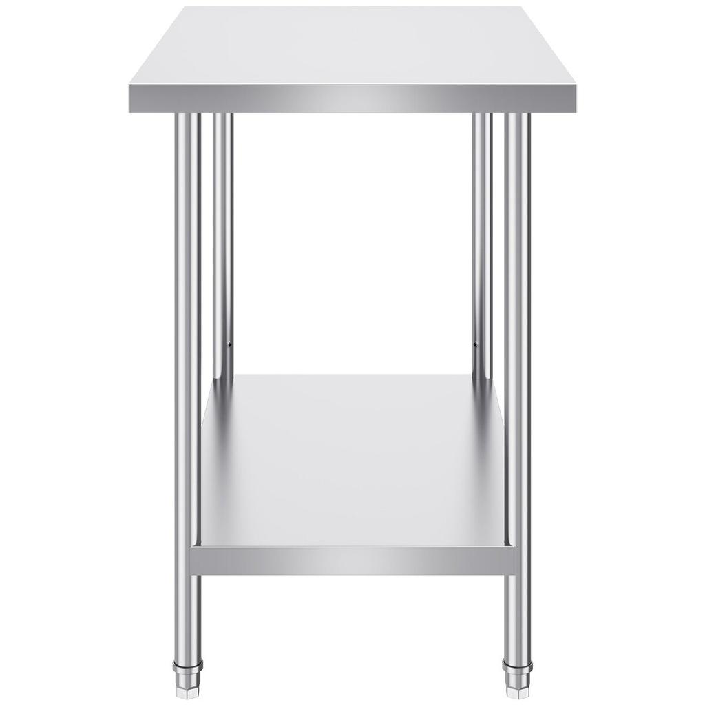 Stainless Steel Work Prep Table Commercial Worktable Food Prep 24x36x34in