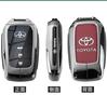 Leather Zinc Alloy Car Key Case for Toyota Corolla Hybrid 2021 Rav4 Land Cruiser Prado Camry Highlander Prius C-HR 2018+