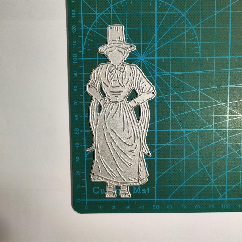 Dancing Girl Metal Cutting Dies Scrapbooking Stencils Die Cuts Card Embossing DIY Album Photo Template Molds Decorations